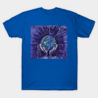 He has the whole world in his hands T-Shirt